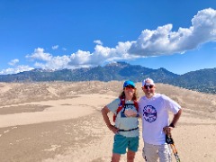 Yet another spectacular stop for Nadeau and wife Deedee during one of their annual summer excursions out West – the Great Sand Dunes National Park.